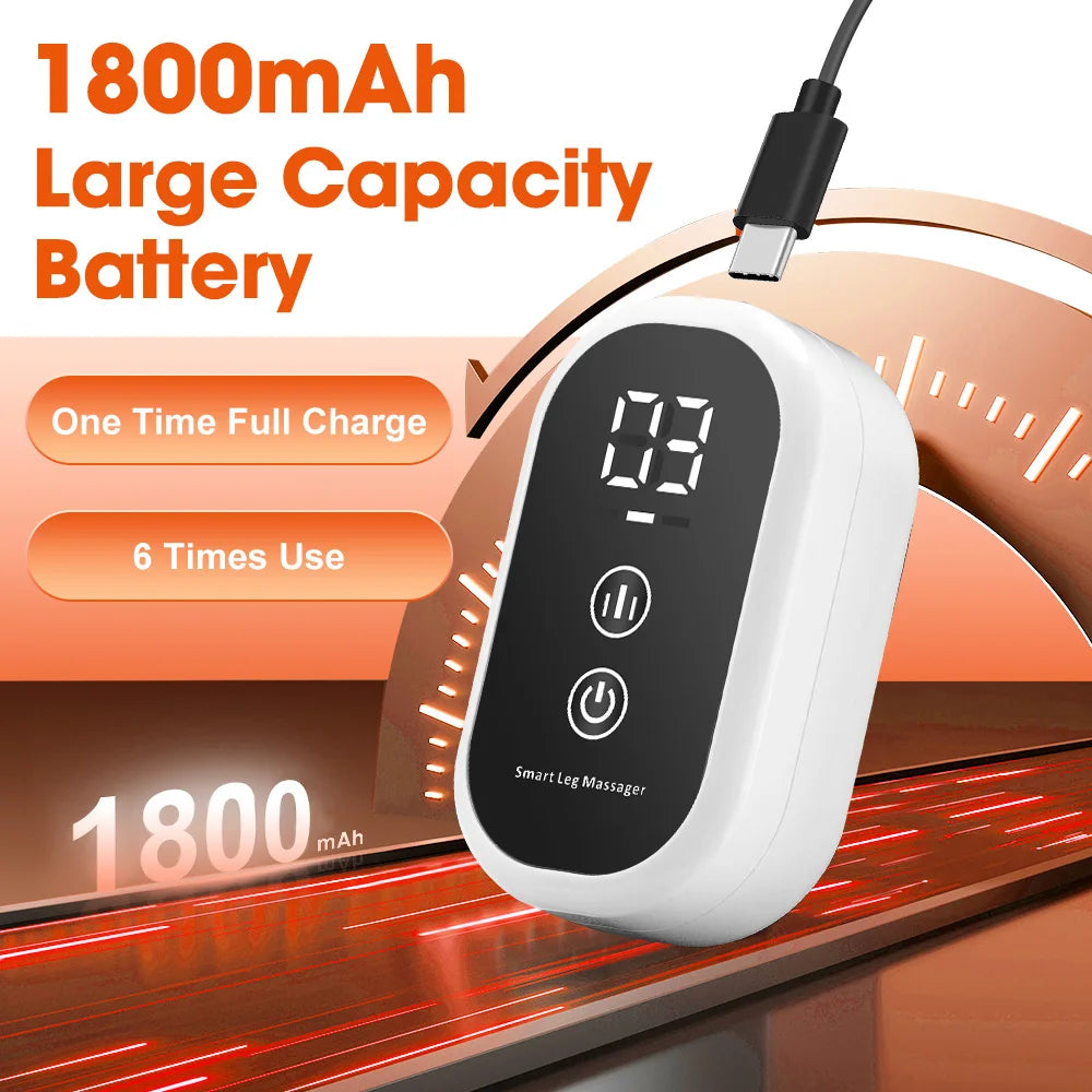 1800mAh large battery for wireless leg massager