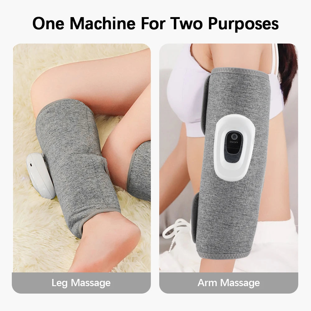 Wireless 2 in 1 massager for leg and arm relaxation