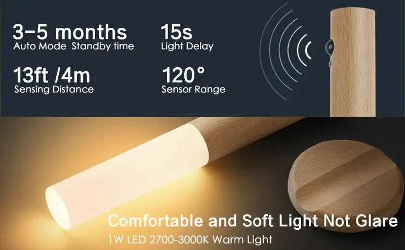 Bedside wall light with touch control, warm LED light and elegant design