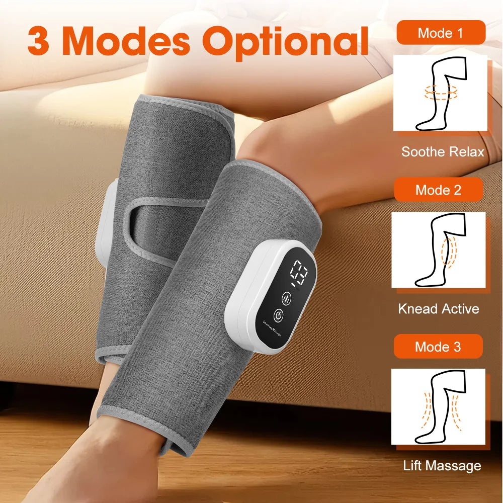 Multipurpose calf massager for foot, leg and arm
