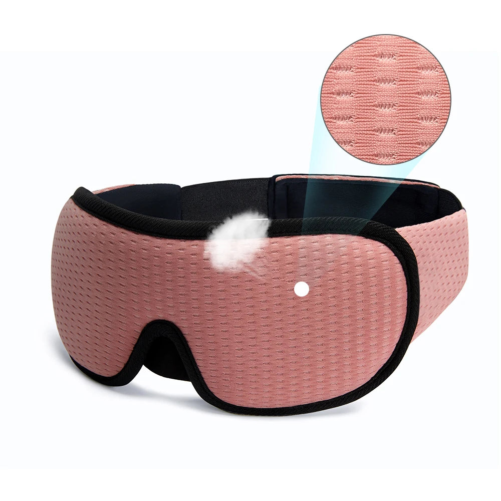 Pink 3D Sleeping Mask Comfortable Eye Shade