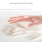 Slow rebound memory sponge flannel bath mat, soft and quick dry.