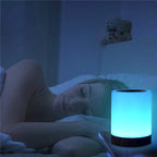 Night light for children’s bedroom with calming blue light.