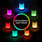 RGB color night lamp with multiple color changing modes.