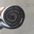 Rolled thickened flannel bathroom mat with 1.2cm sponge thickness.