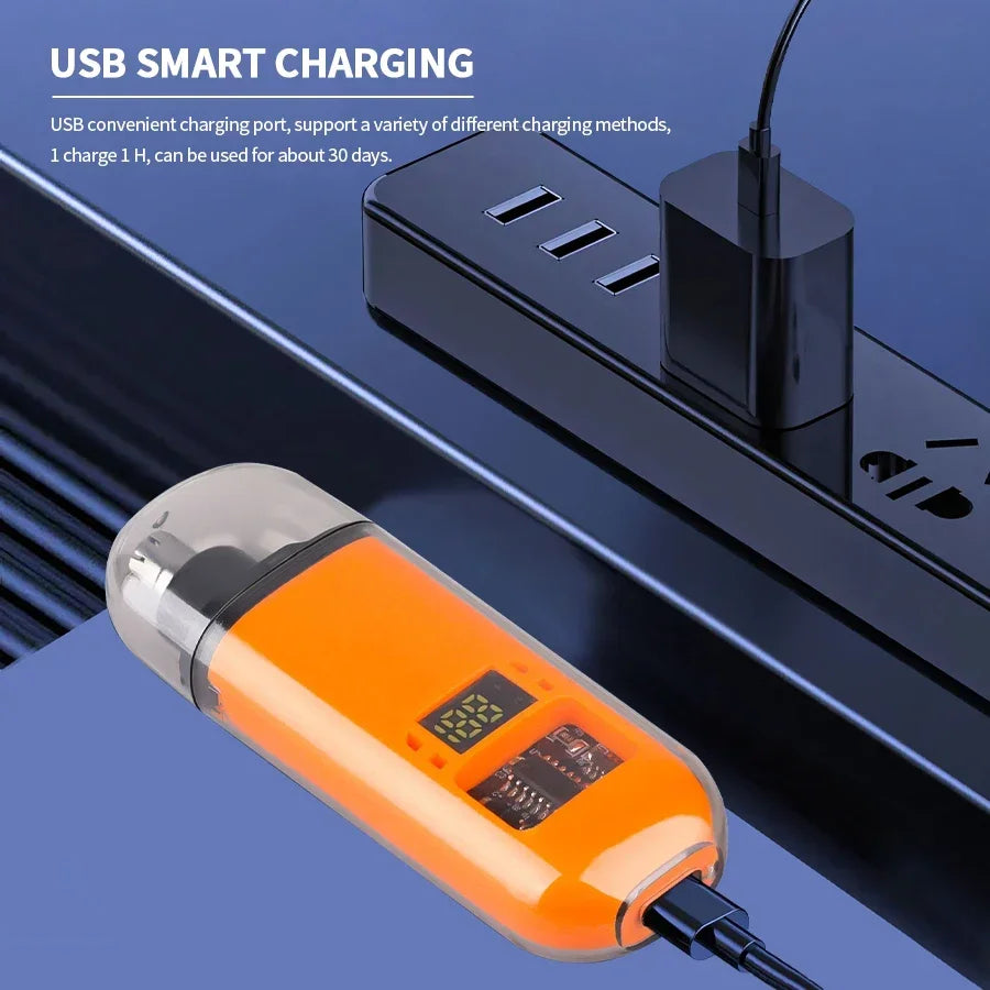 USB smart charging nose hair trimmer with fast Type-C port
